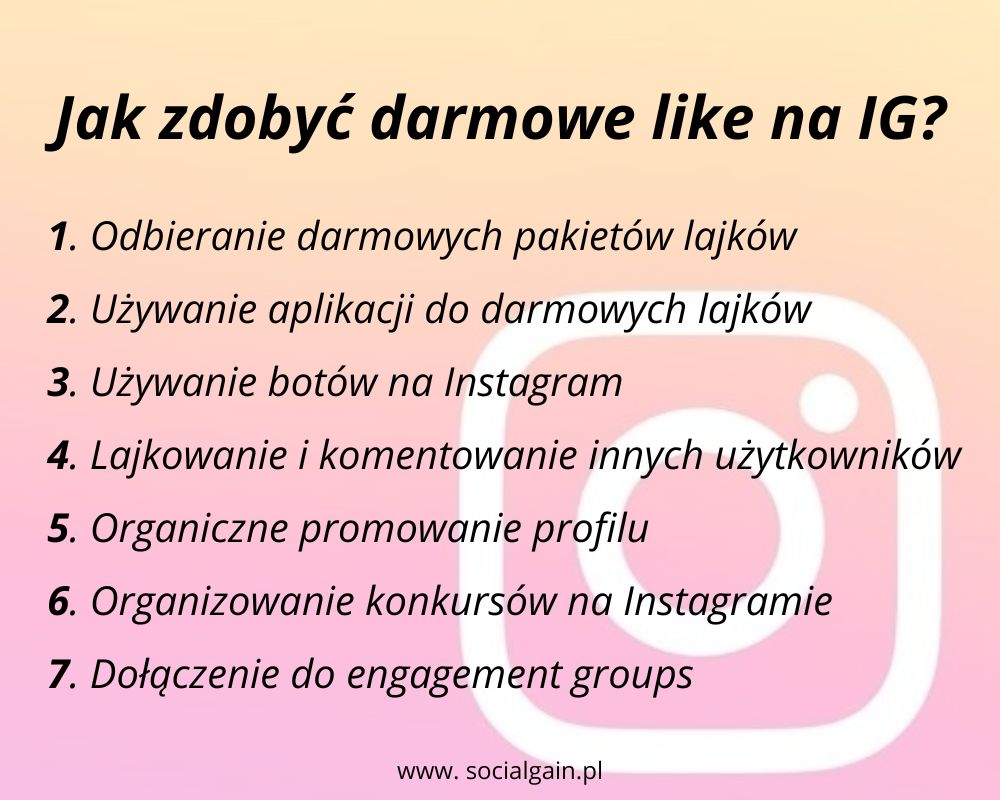darmowe like na ig